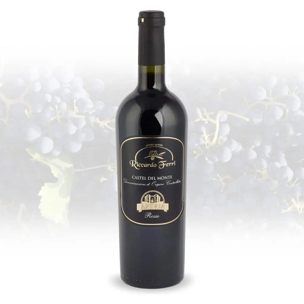 bottiglia di vino rosso